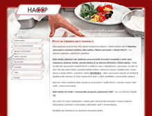 Tablet Screenshot of haccp-zavedeni.cz